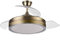 FABRILAMP Ventilador motor DC CRIADOR cuero satinado led 72w