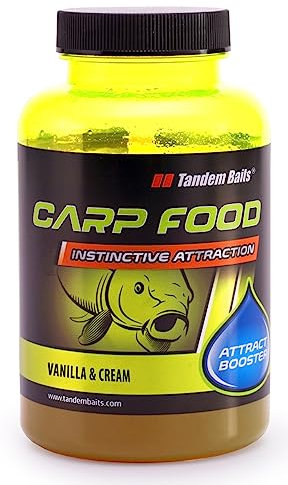 Tandem Baits Karpfen Futter Angelfutter Aroma Attract Booster 300 ml Vanille Und Sahne