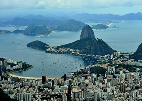 HANSEPUZZLE 107663 - Rio de Janeiro Puzzle 260 Teile | Orte Puzzle mit hochwertiger Puzzle Aufbewahrung: Kartonbox und wiederverschließbarem Beutel | Puzzle-Maße: 41 x 28,7 cm