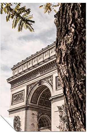 Panther Print Fine Art Prints Paris Arc de Triomphe, künstlerisches, ungerahmtes Poster, Bilder für Wände, Schlafzimmer, Wohnzimmer und Badezimmer, 31 x 20 cm