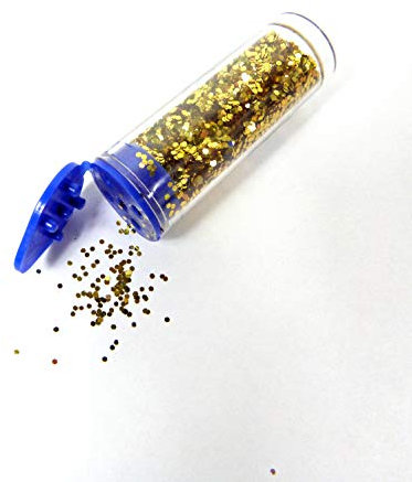 READY 2 LEARN Craftplay Glitter - 8 Gram Easy Pouring Tube - Gold (AMZ893SGG)