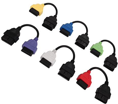 Für MultiECUScan-Adapterkabel, 6 Stück Für MultiECUScan-Adapterkabel, OBD2-Diagnose-ECU-Scan-Tool-Kabel, Ersatz Für Fiat
