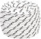 vidaXL White Braided Polyester Boat Rope 14mm x 100m - Multipurpose Anchor Line Cord with 2200 kg Breaking Strength and UV Resistance