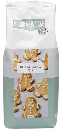BrandNewCake® Royal Icing Mix 800g - Glassa Reale per Decorazioni Torte - Facile da Usare e Perfetta per Ogni Occasione