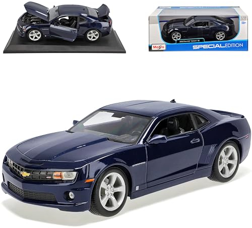 Generisch Chevrolet Chevy Camaro SS RS Coupe Blau Ab 2009 1/18 Modell Auto