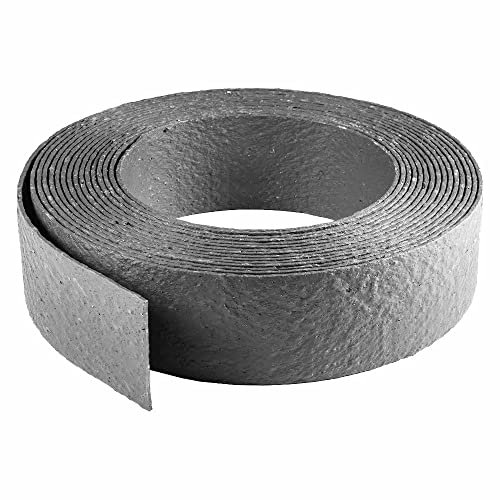 Talen Tools - Ecolat - Bordure de Jardin Grise - 100% Recyclée - 19 x 0,7 cm - 25 Mètres