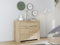 möbelando Kommode >Calpe< in beige - 104,1x86,6x41,3cm (BxHxT)