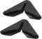 Partuto 2pcs Black Universal Auto Car Side Door Edge Corner Guard Protector Replacement