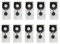 QCKRTAU Sacs D'aspirateur Compatibles avec Karcher, 2.889-154.0 NT 30/1 NT 40/1 30L, Pièces Et Accessoires for Aspirateurs(10PC)