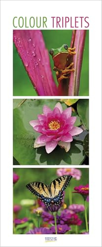 Colour Triplets - Kalender 2026 - Hochformat - Korsch-Verlag - Fotokunst - Vertikal-Kalender mit Triplets - 28,5 cm x 69 cm