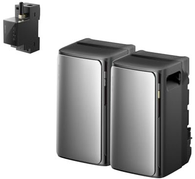 EF ECOFLOW Stream Ultra et AC Pro Batterie de 3,84kWh pour kit solaire, double port CA 2300W, 6000 cycles de charge, Plug & Play, extensible jusqu'à 11,52kWh, Plug & Play, TOU, contrôle intelligent AI