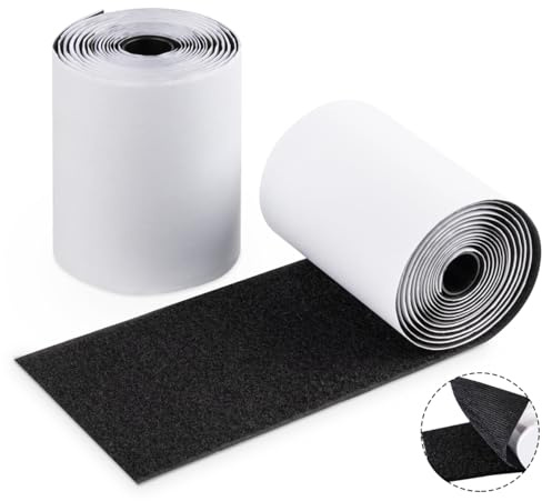 ilauke 10cm x 150cm Hook and Loop Tape with Adhesive, Non Slip Cushion Pad, Rolled Sofa Hook and Loop Tape to Keep Underlay Sofa Cushions from Sliding