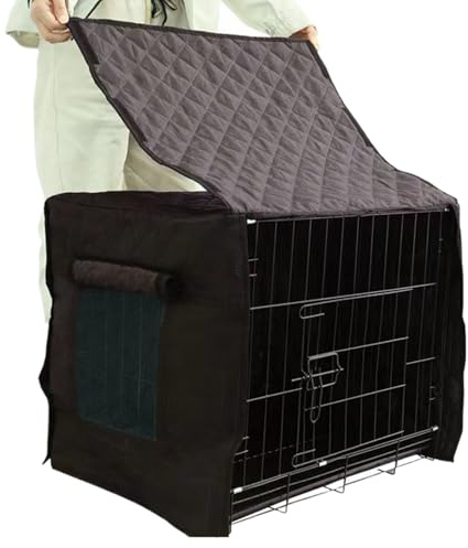 Abdeckung für Hundehütte, isoliert, winddicht, Frostschutz, Hundekäfige, Hundehütte, für den Winter, Haustier, Welpen, Vogelhaus, Innen- und Außenbereich, Wohnmobil, Campingzimmer
