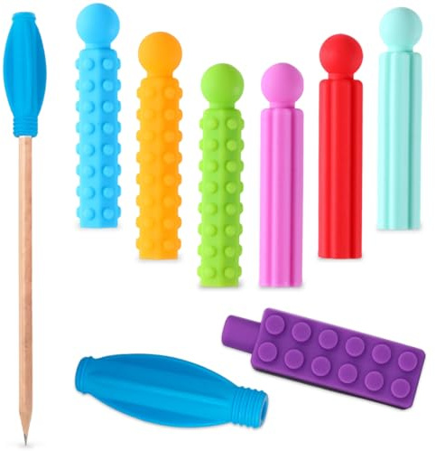 8 Cappucci Masticabili per Penne - Collana Masticabile Chewies Smocare Bastoncino da Mordere