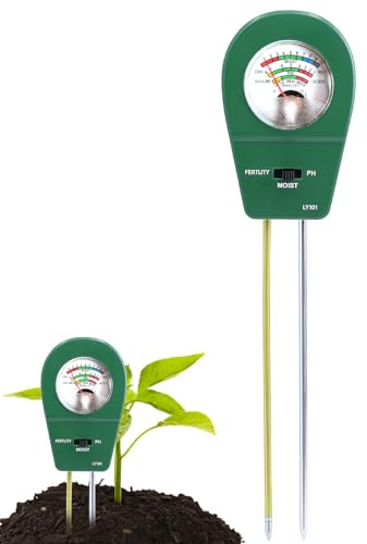 Feuchtigkeitsmesser Pflanzen,3 in 1 Feuchtigkeitsmessgerät Pflanzen Hygrometer für den Garten & die Landwirtschaft Pflanzen Feuchtigkeitsmesser für Pflanzen Gartenarbeit Rasen Garten Landwirtschaft