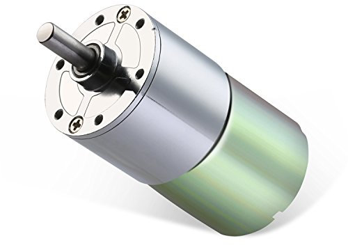 Greartisan DC 12 V 200 RPM Motoriduttore ad alta coppia elettrica micro velocità Riduzione motoriduttore albero di uscita centrale 37 mm diametro riduttore