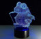 HPBN8 Ltd 3D Frosch Lampe USB Power 7 Farben Amazing Optical Illusion 3D wachsen LED Lampe Formen Kinder Schlafzimmer Nacht Licht