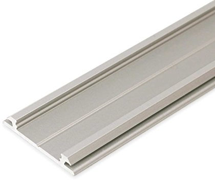 Biegsames 1-2m Aluprofil ARC12 (AR) 1-2 Meter Aluminium Profil-Leiste eloxiert für LED Streifen - Set inkl Abdeckung-Schiene mit Endkappen und Halterungen (2 Meter transparent click)