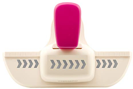 Vaessen Creative Bordürenstanzer Chevron, 22 x 12.5 x 6 cm, Bianco