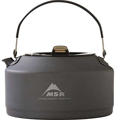 MSR Pika Hard-Anodized Aluminum Camping Teapot, Black