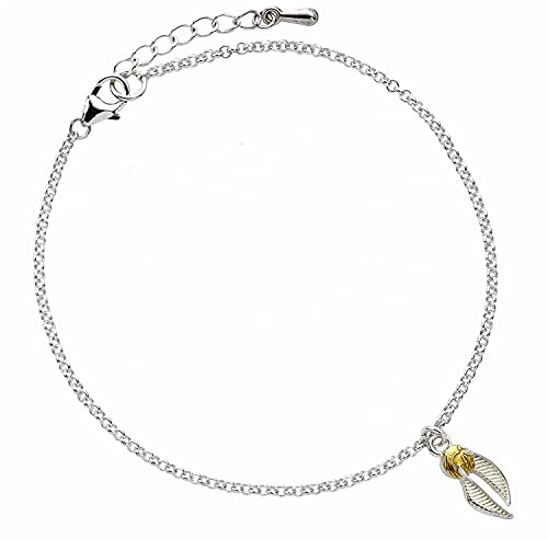 HARRY POTTER Bracelet Vif d'or Sterling par The Carat Shop, 18 + 4 cm, Argent sterling