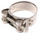 Universal Auspuffschellen,Turbo Auspuff Rohrschelle Auspuff Bandschelle 304 Edelstahl Auspuffschelle M6 Schraube für Motorrad Auspuffrohr Mittelschnalle,68mm-73mm