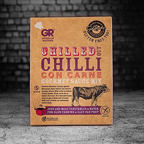 Gordon Rhodes Chilli Con Carne Gormet Sauce Mix Gluten Free - Chilli Wizards