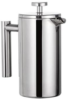 304 pentola da caffè in acciaio inox con filtro francese a mano pentola a doppio schermo