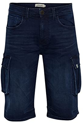 11 Project PRNordin Herren Cargo, M, Denim Dark Blue (200292)