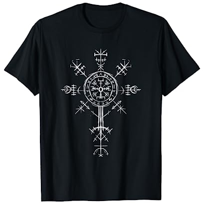 Wikinger Kompass Wikinger Runen Valhalla Herren & Damen T-Shirt