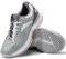 FitVille Extra Weit Tennisschuhe Damen Breit Hallenturnschuh Atmungsaktiv Training Schuhe für Tennis Badminton Walking Fitnessstudio Avocado Grün-Grau 40 EU Weit