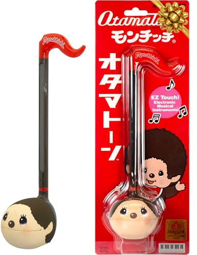 Otamatone Japanese Electronic Musical Instrument Portable Music Synthesizer from Japan by Maywa Denki Studio Award Winning, Educational Fun Gift for Children, Teens & Adults - Monchhichi