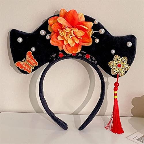 Antike China Royal Court Queen Prinzessin Stirnband Haarschmuck Chinesisch Traditionell Klassisch Hanfu Cheongsam Haarreifen Zubehör