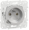 Schneider Electric - Wiser Odace - Prise 2P+T connectée - 16A - zigbee - Aluminium - S530559