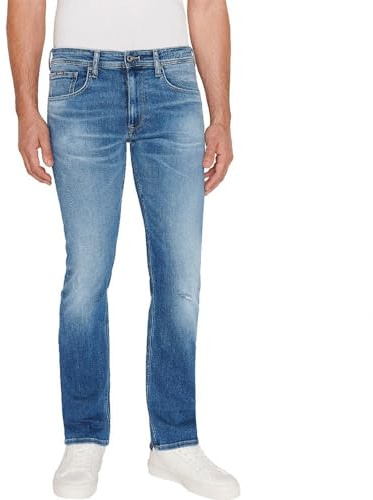 Pepe Jeans Herren Straight Jeans, Blau (Denim-RH0), 30W / 34L