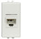 FANTON 23713-39 Presa dati RJ45 UTP 180° cat.6 crimpaggio senza utensile con adattatore per placche e supporti VIMAR PLANA