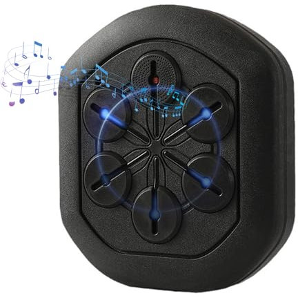 URCheers Musik Boxing Maschine, Elektronische Boxmaschine, Intelligente Bluetooth Musik Elektronischer Box, mit 6 Lichtern und Bluetooth Sensor, für Kinder und Erwachsene (Ohne Handschuhe)