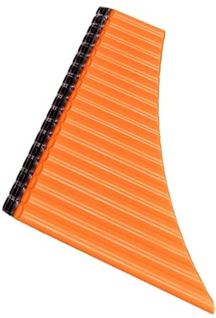 pan flute instrument Entry-level Resin Pan Flute Orange 18 Tubes