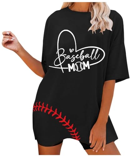 XTBFOOJ Tunika Kleid blusenkleid Damen Sommer Oversize Shirt Damen weiß Summer Tops Damen Bluse weiß Damen t Shirt Kurzarm blusen & Tuniken für Damen große
