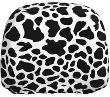 BROLEO Hochwertiger Autositzbezug mit Kuhfell-Aufdruck, 1 Stück, bequemes, elastisches Autozubehör