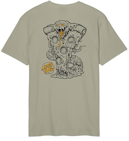 Santa Cruz Braun Fever Dream T-Shirt (DE/NL/SE/PL, Alphanumerisch, M, Regular, Regular, Stone Grey)