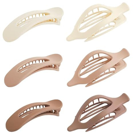 6 Piezas Pinzas Planas De Pico De Pato, Pinzas Para El Cabello Simples Y Prácticas, Pinzas Para El Cabello Rápidas, Pinzas Para El Cabello, Esenciales Para El Ajuste Diario, Pinzas Para Peinar