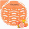 20-pack Hazzas Orange Fresh-Scented Urinal Screen Deodorizer Mats. Infused with lasting scents, these mats serve as effective odour fresheners. Perfect for use in bathrooms, restrooms, and offices
