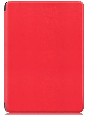 AKLiSa Étui de protection pour tablette Kobo Aura Edition 2 e-book Edition2 N236 - Ultra fin et léger - Avec support - Rouge
