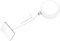 sourcing map 3.3ft Retractable Cable Lock with Square Patch Remote Control Security Lock with Adjustable Cord Tether Anti Theft for Laptop, TV, 150 G, White