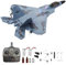 SAYZON F22S RC Plane 4CH F22 Raptor Model 3D6G RTF RC Jet Outdoor 2.4Ghz LED RC Glider with Spare Battery Landing Gear Charger