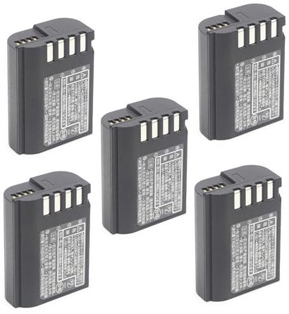 Lithium Battery DMW-BLK22 2200mAh Battery DVLCQ005Y ,Compatible For Panasonic, LUMIX DC-S5 DC-S5K S5 GH5 GH6 G9 GH5S DC-S5KK(5 DMW-BLK22 Battery)