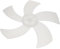 KOMBIUDA 2 Pezzi Pale Ricambio Ventilatore Bianche Realizzate Plastica Resistente Pratiche Uso Sostituzione Pollici Fornitura Ricambi Pale Ventilatori