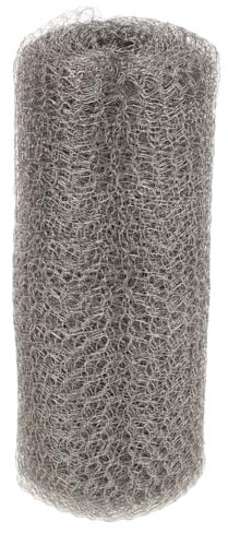 OKUMEYR 1 Roll Reusable Stainless Steel Lint Trap for Washing Machine Hose Durable Mesh Pouch with Easy Installation Ties Water Quality Purification and Protection for Plants