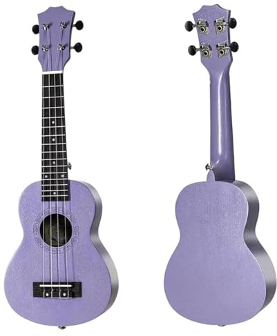 Ukulele Musikinstrumente Sopran Ukulele Für Anfänger 53 Cm 21 Zoll Mit Gigbag Gurt Nylonsaiten 4 Plektren Übungs Und Auftrittsmaterial